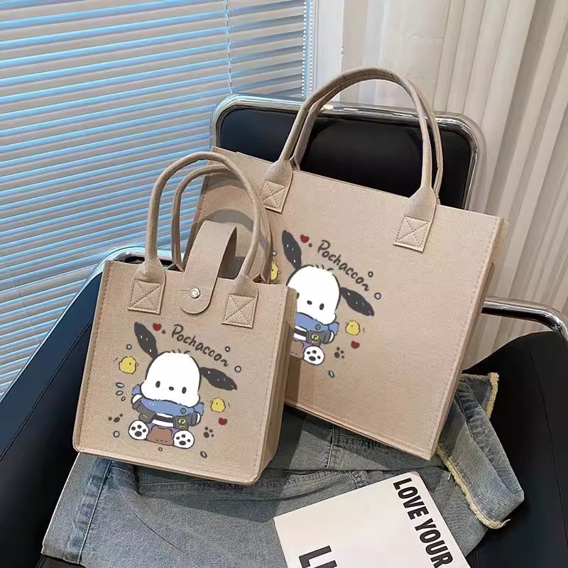 毛毡包手提包大容量托特包女时尚