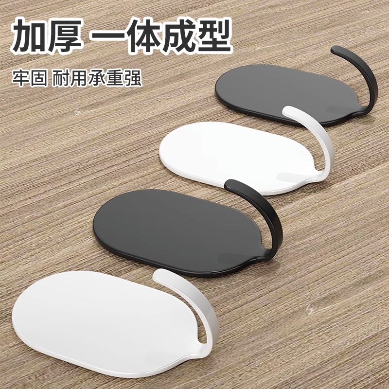 挂钩粘胶免打孔厨房浴室墙壁上门后无痕粘钩挂衣架不锈钢钩子