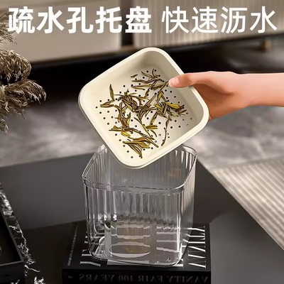 桌面茶水桶过滤干湿分离垃圾桶