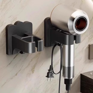 吹风机置物架免打孔卫生间电吹风挂架壁挂式支架浴室收纳好物墙上