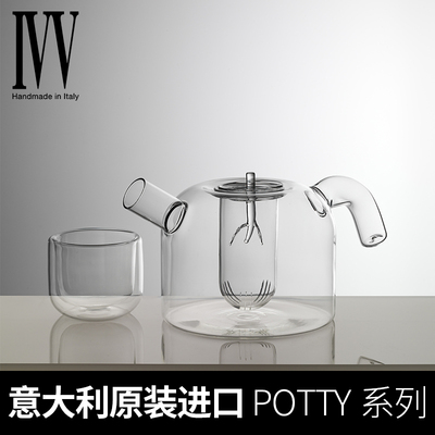 意大利进口IVV手工水壶双层水杯