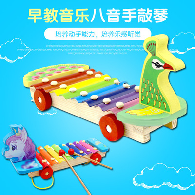 木质敲琴益智玩具儿童早教音乐