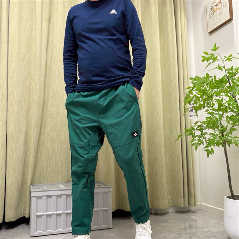 Adidas阿迪达斯男子直筒裤收口长裤休闲舒适工装裤运动裤GM4442