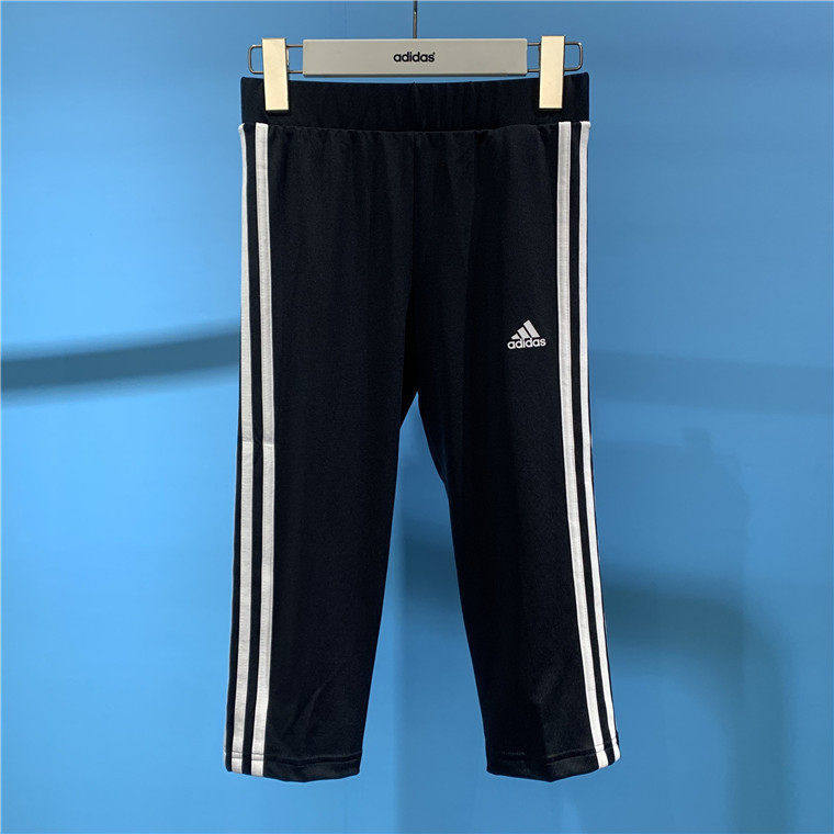 Adidas/阿迪达斯大童夏季训练休闲运动七分裤 GN1465