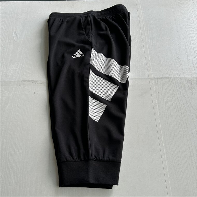 Adidas/阿迪达斯春季新款大童运动休闲透气七分裤HM0945