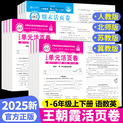 2025新版王朝霞试卷单元活