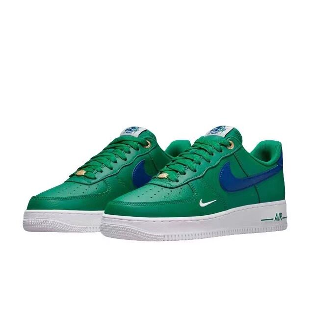Nike Air Force 1 男鞋 孔雀绿40周年空军一号低帮板鞋DQ7658-300