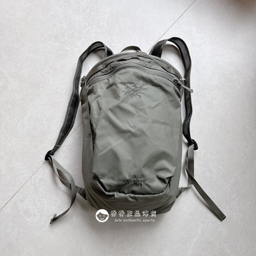 Arcteryx 始祖鸟 Heliad 15L休闲尼龙内胆拉链幽雾绿复古绿双肩包