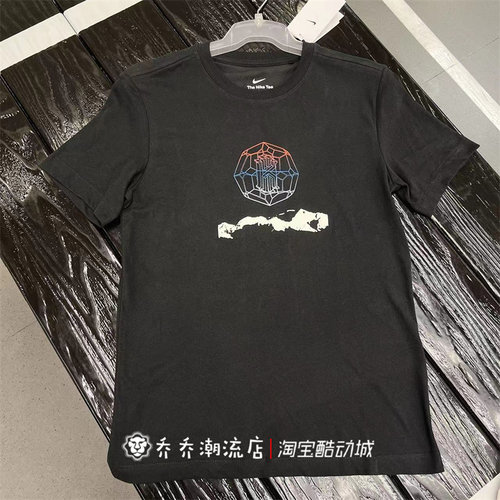 训练休闲透气印花圆领短袖T恤