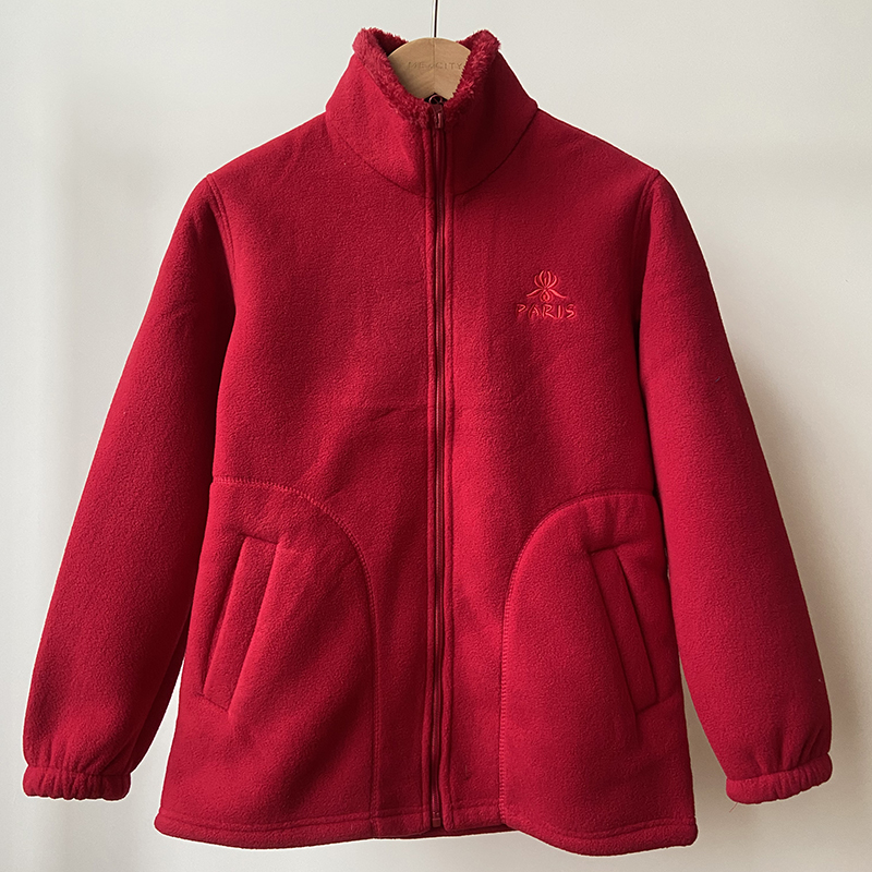 妈妈摇粒绒加绒外套冬装中老年人女装奶奶抓绒保暖厚上衣秋冬夹克