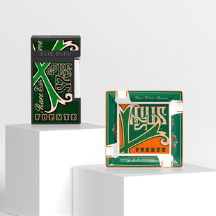 限量发售 富恩特巨著25周年联名款 法国Elie Bleu打火机烟灰缸