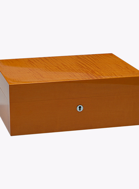 法国Elie Bleu艾迪不尔雪松木雪茄保湿盒75支装 水果系列橙色