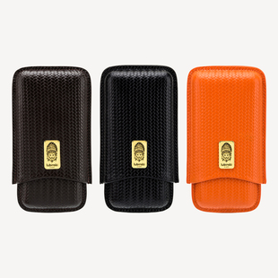 Lubinski鲁宾斯基雪茄便携盒3支装雪茄套 编织纹路