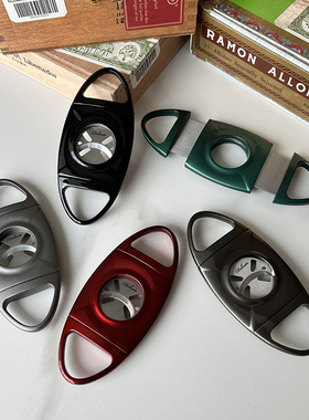 Delicate镂空刀片不锈钢雪茄剪刀经典款日本进口钢材西卡工厂代工