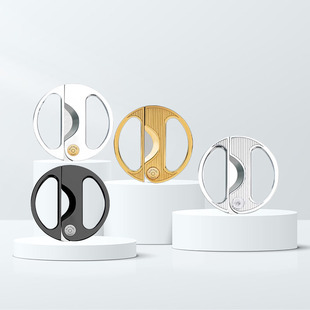 Bleu 圆形设计 Cigar 新款 带磁吸 Cup艾迪布尔雪茄剪刀 法国Elie