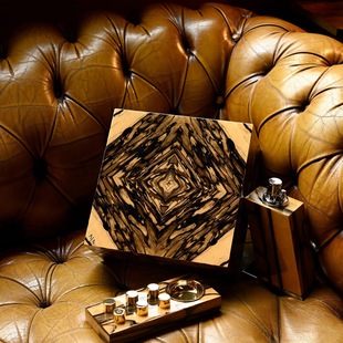 Bleu台式 盒 雪茄打火机 雪茄保湿 皇家黑檀木 烟灰缸 法国Elie