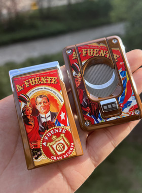 Arturo Fuente阿图罗富恩特雪茄剪刀打火机 金属外壳 正品进口