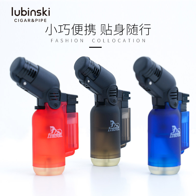 Lubinski雪茄打火机 防风直冲蓝火焰 鲁宾斯基打火机 可充气怎么看?