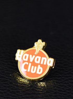 Havana Club 哈瓦那俱乐部胸针 雪茄晚宴聚会专用