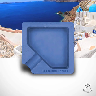 Concrete 法国Les DYAD Lames Ashtray单人砂浆雪茄烟灰缸 Fines