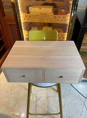 美晶水平线雪茄柜层架替换抽屉 雪松木裸养盒