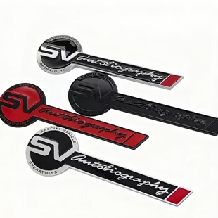 适用路虎揽胜行政版巅峰创世版SVR车标SV Autobiography 尾箱标