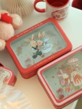 Банни Lulu прямоугольный фильм люк на крыше 口 盒 B B B B B Bired Box Gift Box коробка печенья красная