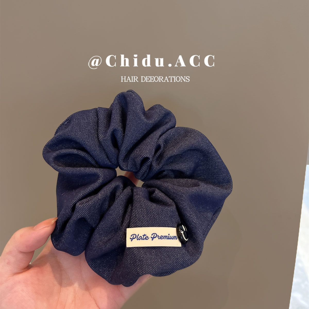 韩版发饰质感牛仔布发圈扎马尾头绳秋冬新款头饰丸子头发绳大肠圈,饰品/流行首饰/时尚饰品新,发饰,淘宝优惠券,粉丝福利购,淘宝优惠卷