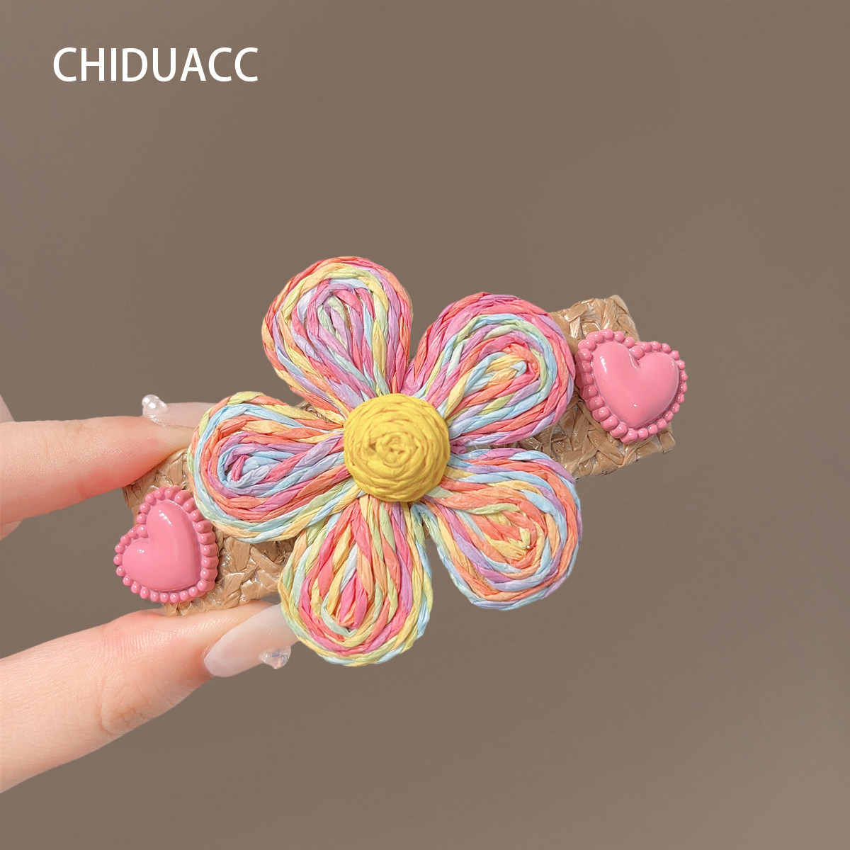 发夹女后脑勺抓夹2023年新款半扎发森系仙美小花朵粉色小夹子头饰,饰品/流行首饰/时尚饰品新,发饰,淘宝优惠券,粉丝福利购,淘宝优惠卷