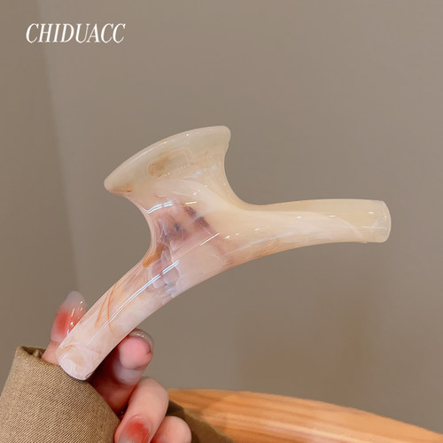 侈度饰品醋酸大号弧形抓夹