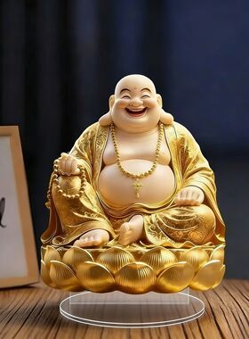 佛像摆件新款优雅亚克力家庭和办公室的完美礼物生日装饰品
