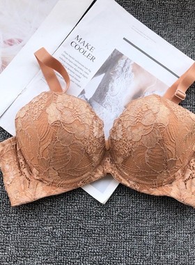 不退换 内衣女小胸调整型青少年系收副乳上托无钢圈文胸29206C2