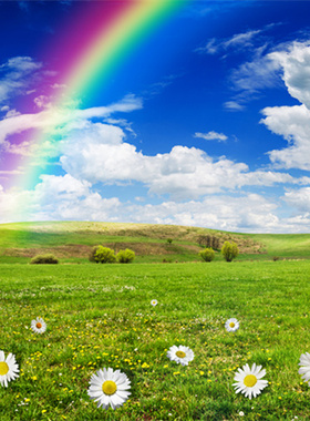 B505绚丽的彩虹世界自然高清摄影照图片素材图库经典画册唯美清新