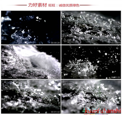 自然世界纯净的水延时拍摄水流泉水影视素材实拍高清视频