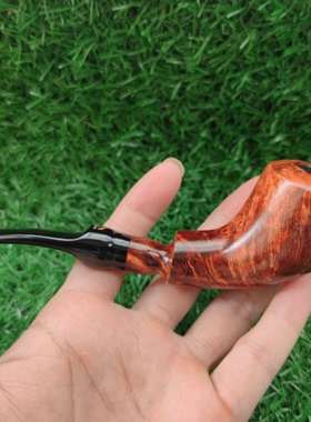 进口丹麦波尔温斯洛PoulWinslow皇冠200系列石楠木手工号角斗烟斗