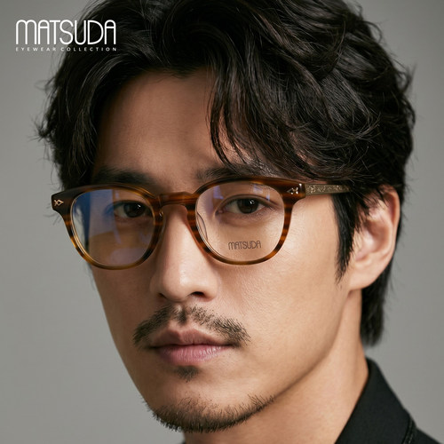 日本Matsuda松田纯钛手工眼镜框