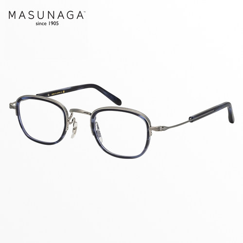 日本Masunaga超轻纯钛43mm眼镜框