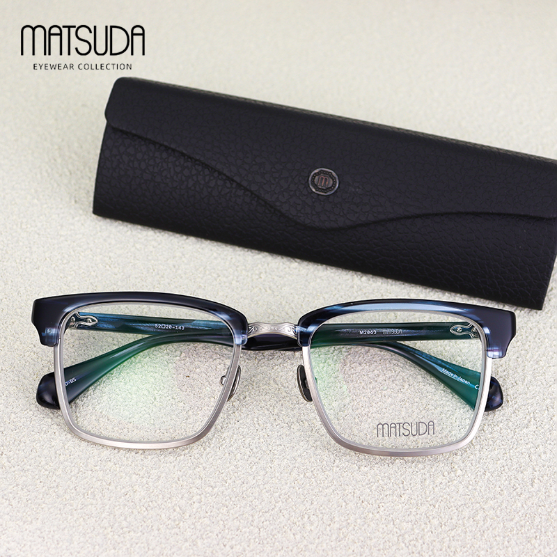 日本MATSUDA松田光弘眉框眼镜框