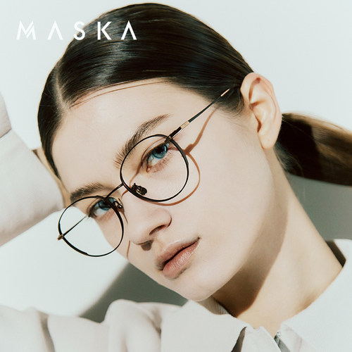 MASKA全框纯钛潮流光学眼镜