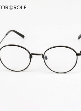 VIKTOR ROLF维克多与罗夫眼镜框超轻圆框高度数近视眼镜架70-0176