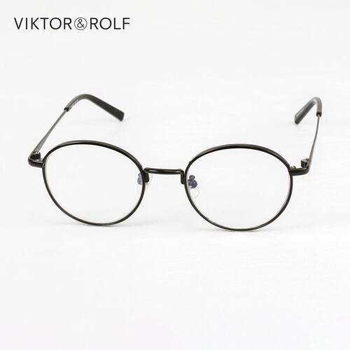 VIKTORROLF圆框高度数小脸眼镜