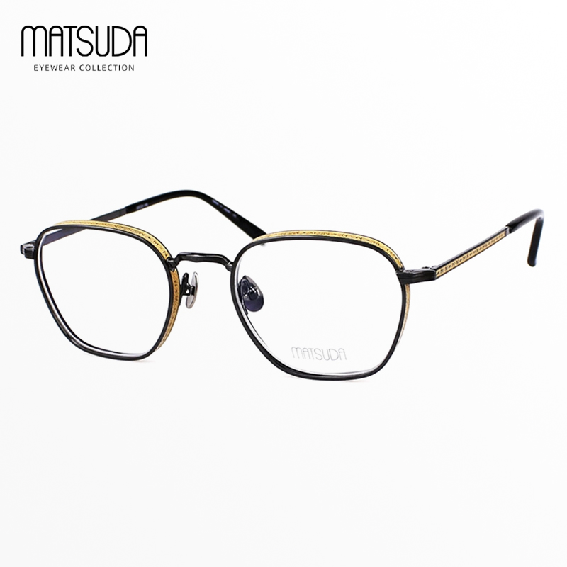 日本MATSUDA松田全框纯钛眼镜框
