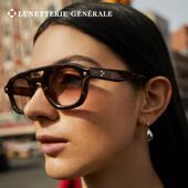 Lunetterie Generale墨镜24K金镀金高级感飞行员男女太阳镜PEACE