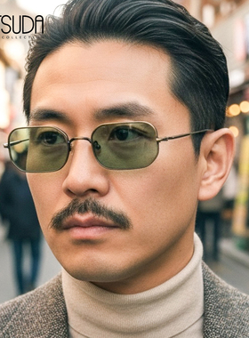 日本MATSUDA超轻纯钛方框太阳镜