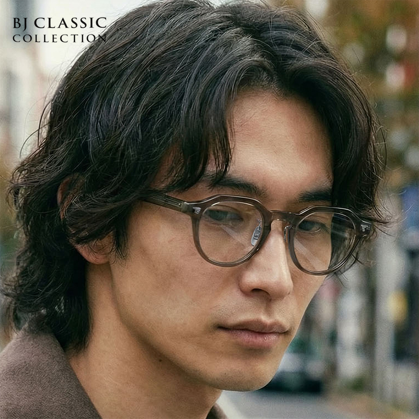日本限量BJ CLASSIC赛璐珞眼镜框时尚复古男女款眼镜架P-EX003MP
