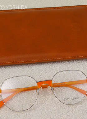 吉田京眼镜框超轻时尚大框小众设计全框复古近视光学眼镜架35055