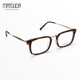 日本Matsuda松田眼镜框男女全框方框斯文超轻纯钛手工眼镜架M2006