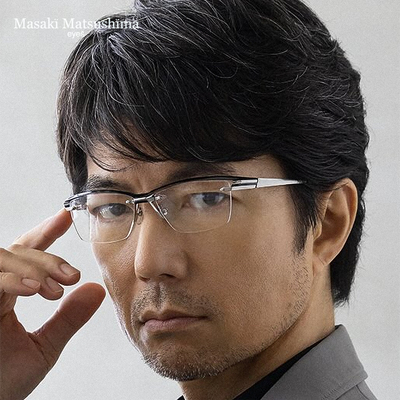 日本MASAKI仲村亨同款纯钛眼镜框