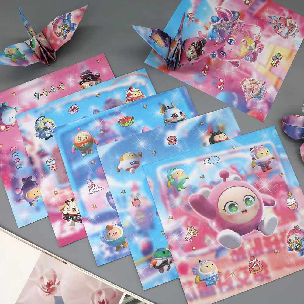 卡通折纸儿童手工diy制作材料包双面双色幼儿园宝宝益智玩具图案,文具电教/文化用品/商务用品,折纸/手工纸/衍纸,淘宝优惠券,粉丝福利购,淘宝优惠卷