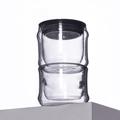 原初同款竹节合一壶懒人泡茶神器双层玻璃茶壶内置滤网茶具套装